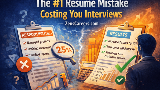 “The #1 Resume Mistake That’s Costing You Interviews (And How to Fix It Fast)”