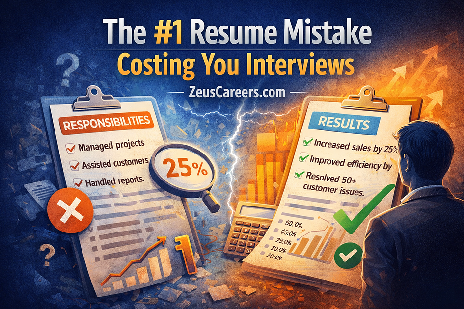 “The #1 Resume Mistake That’s Costing You Interviews (And How to Fix It Fast)”
